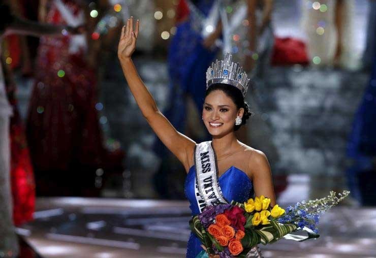 Hoa hậu Hoàn vũ Thế giới 2015 Pia Alonzo Wurtzbach lọt vào danh sách 10  mỹ nhân đẹp nhất thế giới. Ảnh International Business Times AU